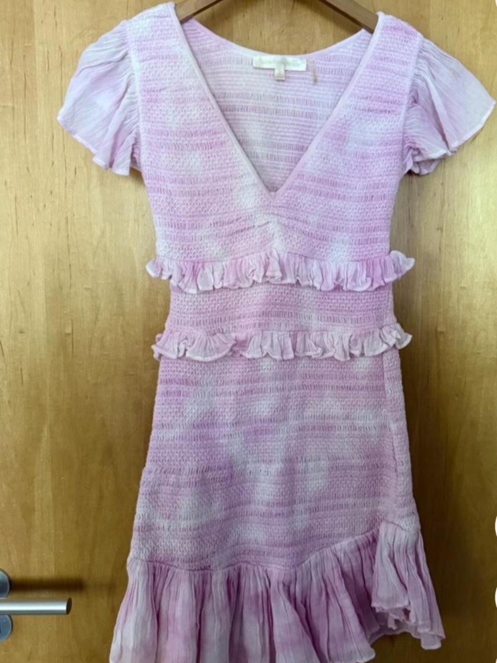 love shack fancy dress XS pink
